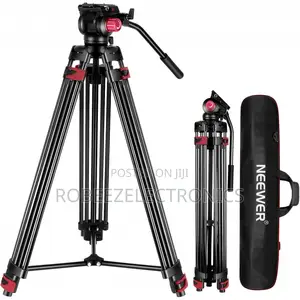 Neewer Heavy Duty Aluminum Alloy Camera Tripod Stand Fluid Head 8KG