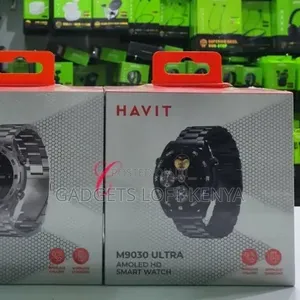 Havit M9030 Ultra *Metallic AMOLED* Wireless Charging Smart Watch