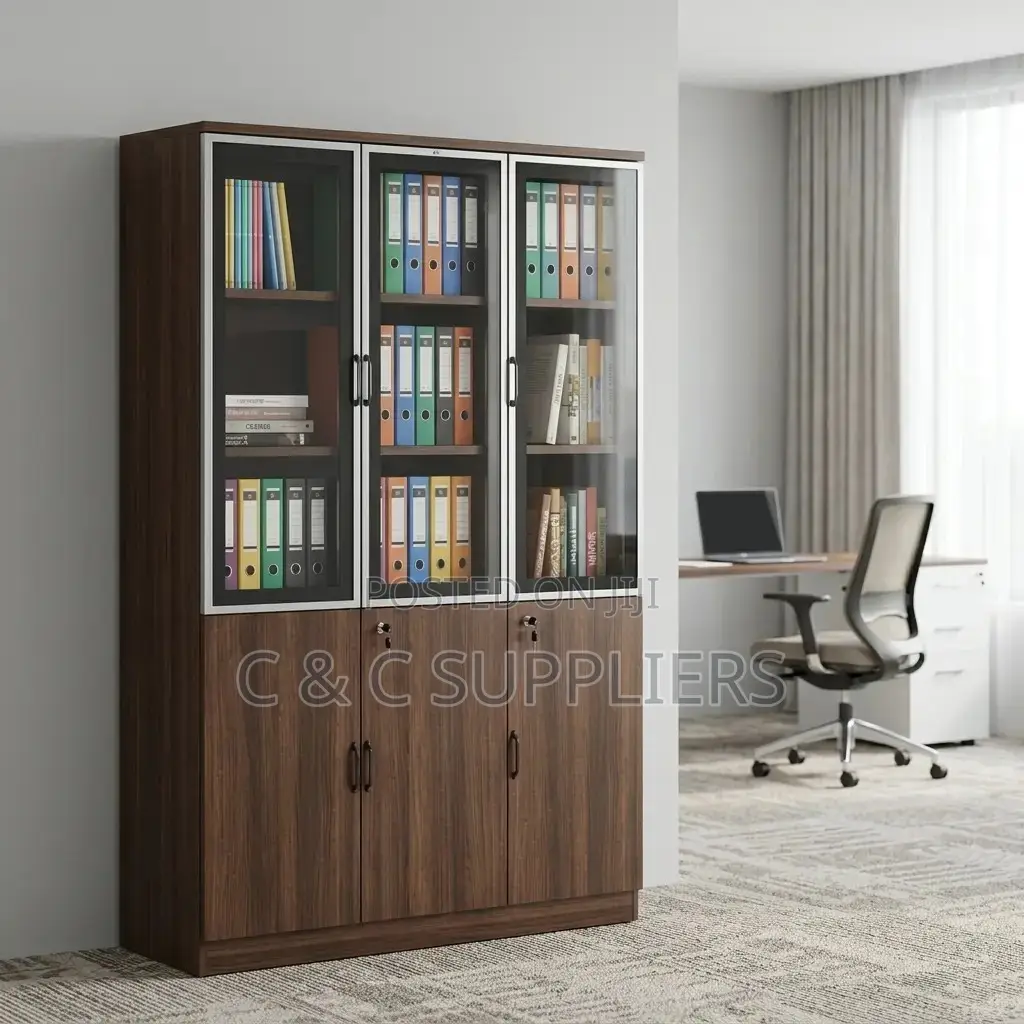 3-Door's Executive Wooden Cabinet