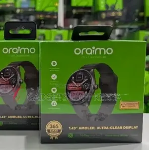 Oraimo Nova 2R Lite With Amoled Anti Scratch Panda Glass Smartwatch