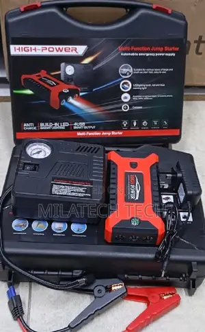 Portable Car Battery Jump Starter Booster With LED Flashlight