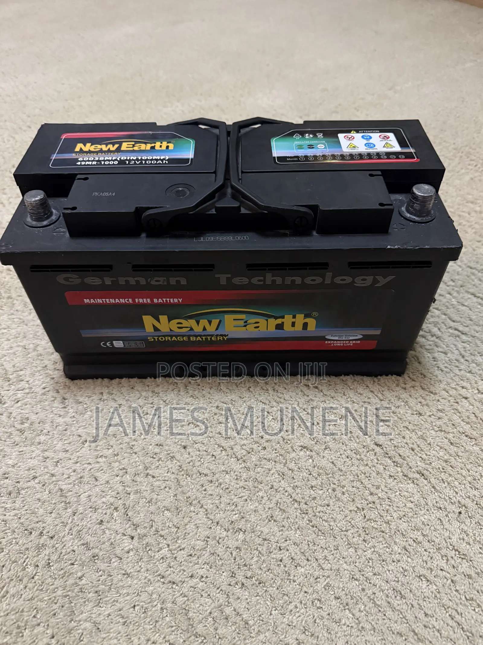 Din100 Car Battery