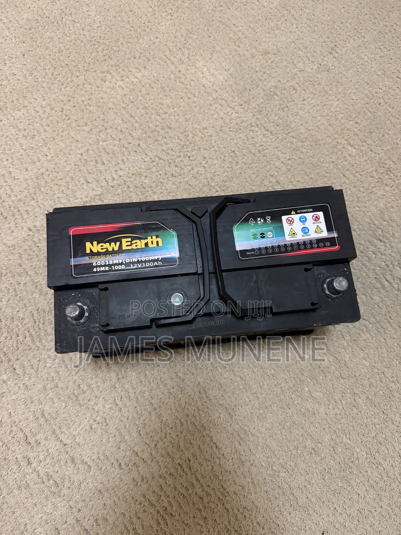 Din100 Car Battery