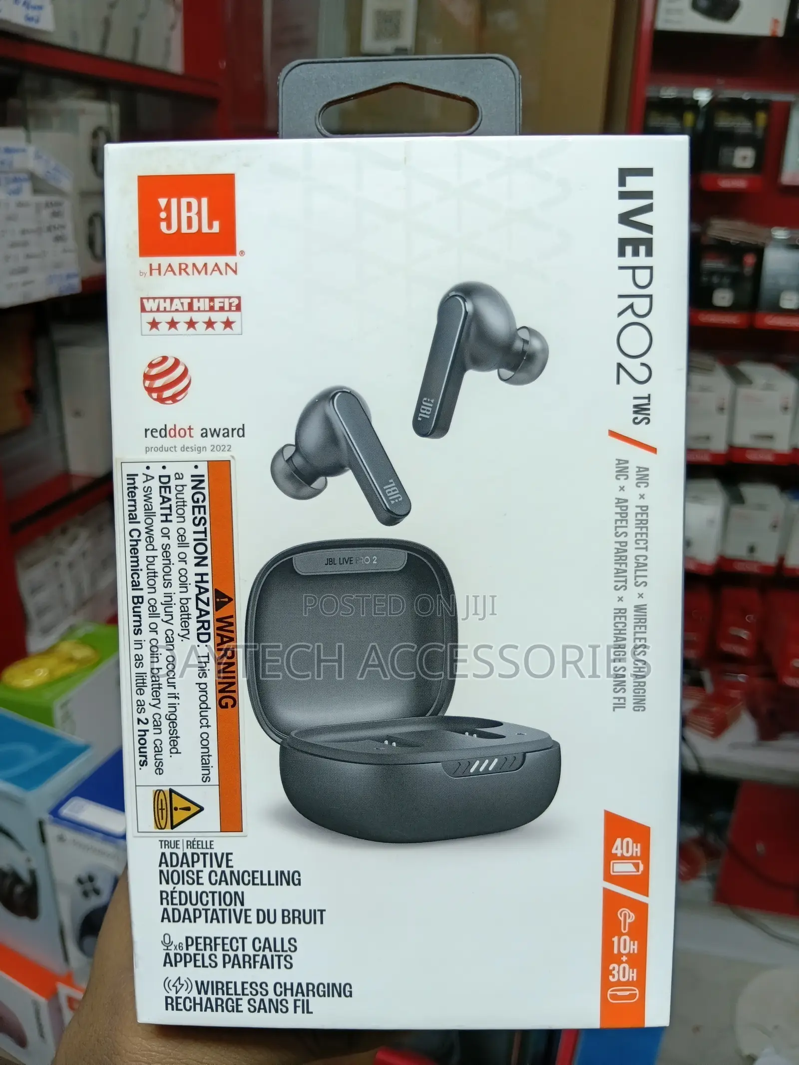 JBL Live Pro 2 Noise-Canceling True Wireless Earphones