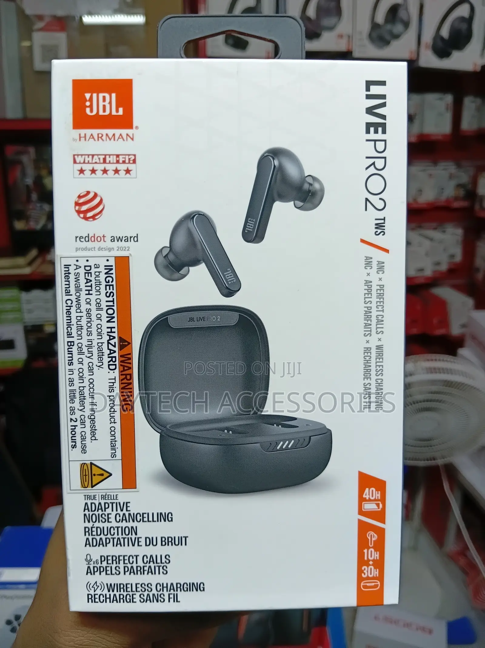 JBL Live Pro 2 Noise-Canceling True Wireless Earphones