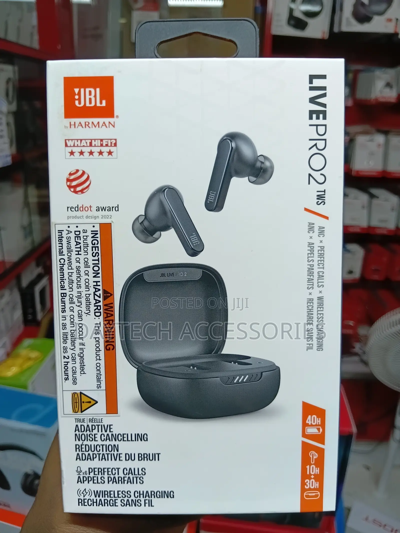JBL Live Pro 2 Noise-Canceling True Wireless Earphones