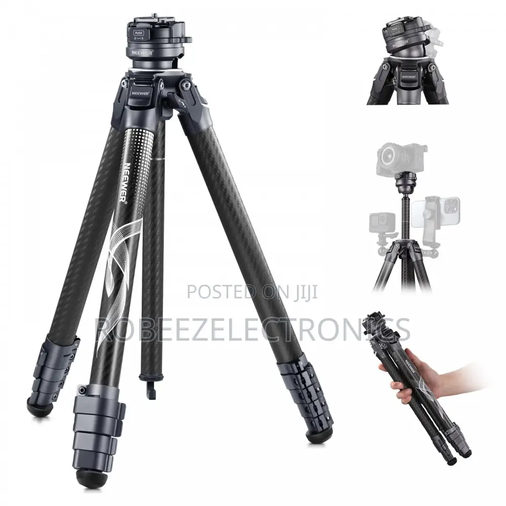 Neewer LT32 62" Carbon Fiber Travel Tripod