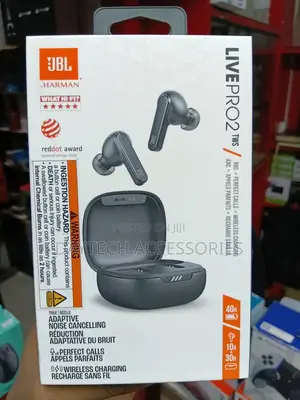 JBL Live Pro 2 True Wireless Noise Cancelling Earbuds - Black