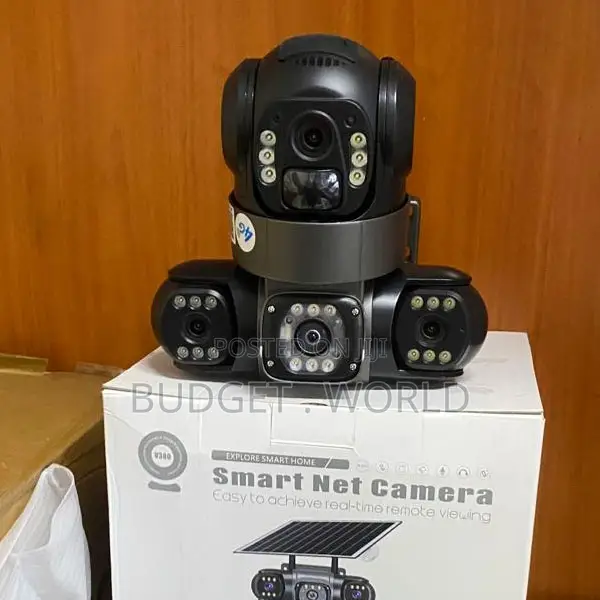 4G Triple Camera Solar CCTV With 360° Full HD Outdoor Surveillance