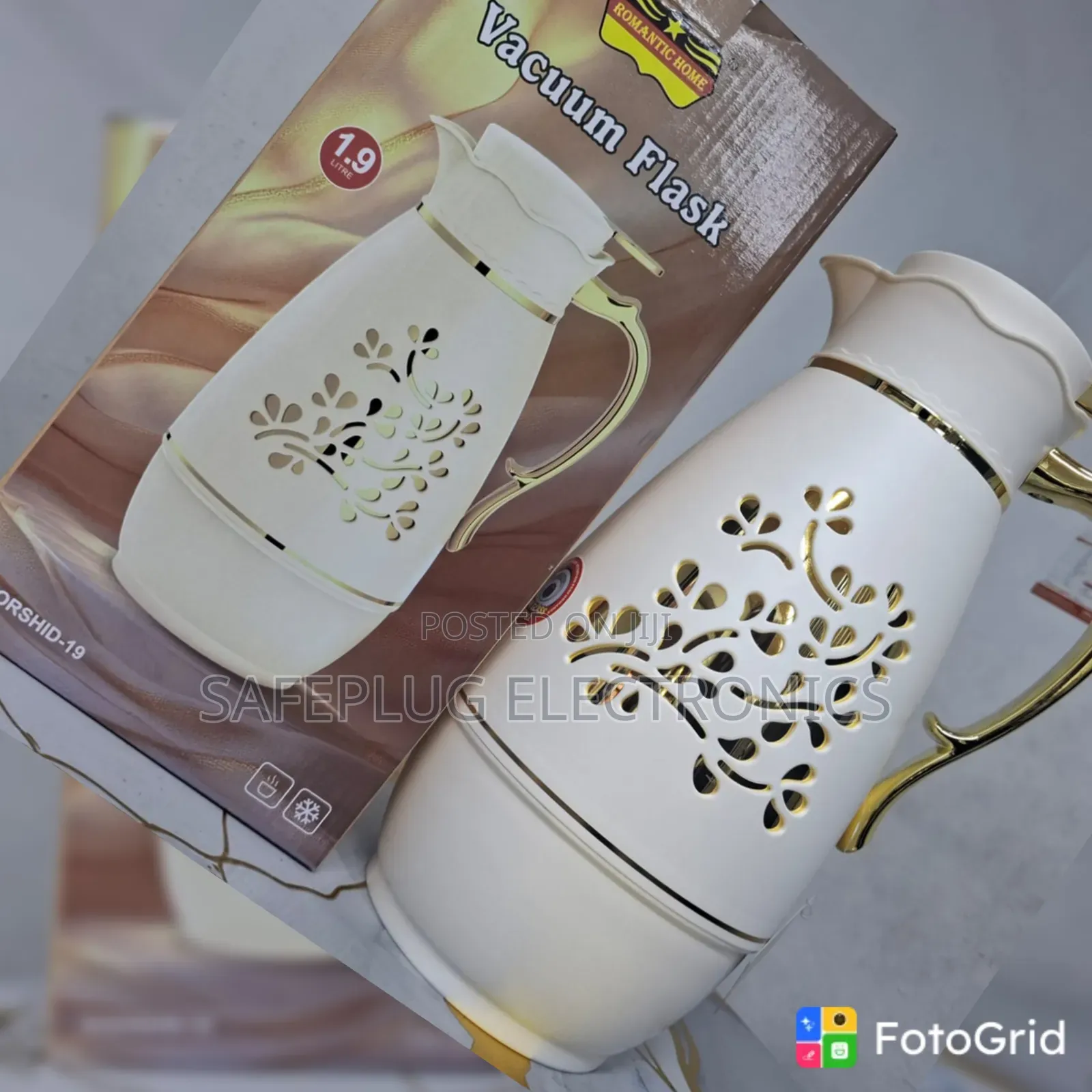 Elegant Romantic Thermal Flask – Insulated Hot Cold Beverage Flask