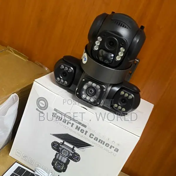 4G Solar Triple Lens Security Camera With Full HD 360° Coverage