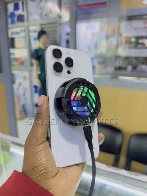 Portable RGB Phone Cooler – Keep Your Device Cool Lag-Free