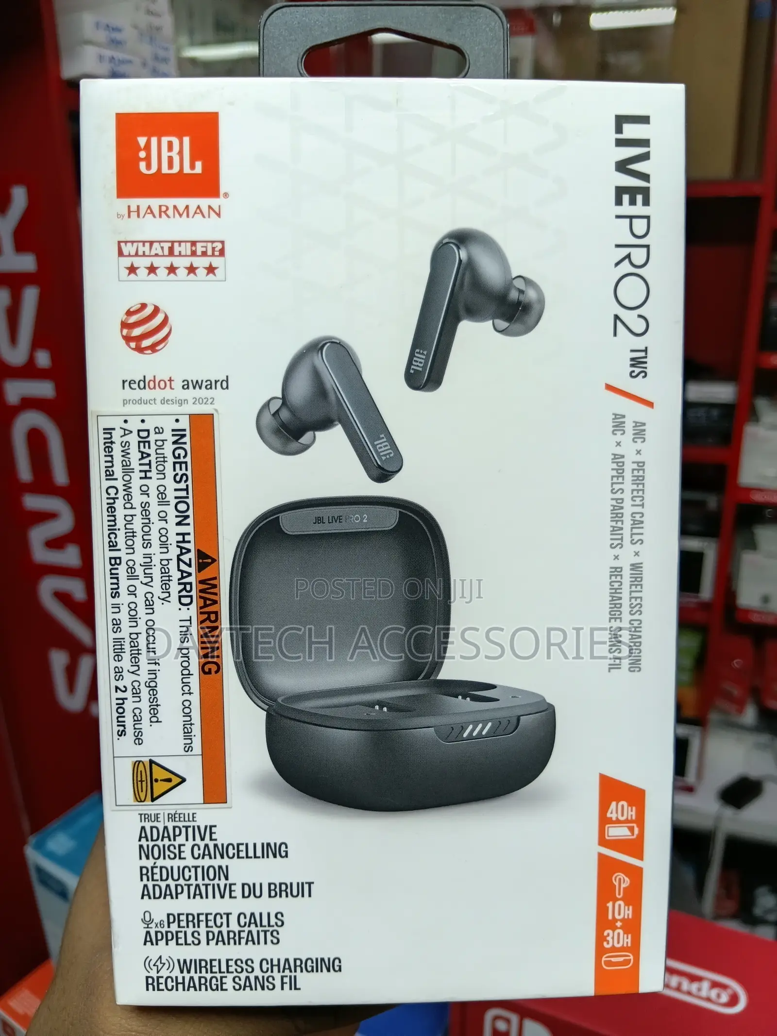 JBL Live Pro 2 TWS Supreme Noise-Cancelling Earbuds