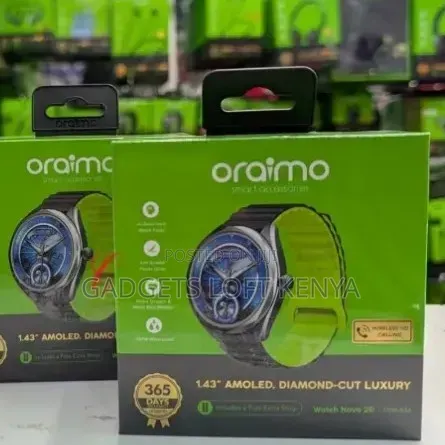 Oraimo Nova 2R OSW-834 1.43" AMOLED, Diamond -Cut Smart Watch
