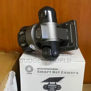 4G Triple Lens Solar Outdoor CCTV Camera With Wide 360° Vision