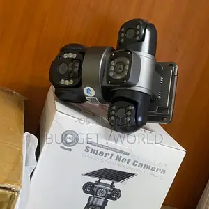4G Wireless Solar Security Camera Triple Lens 360° Full HD Outdoor Cam