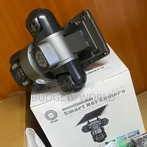 360° 4G Solar CCTV Security Camera With Triple Lens Full HD Imaging