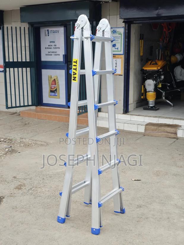 Aluminum Ladder 4*6 Folding Ladder - thumbnail 3