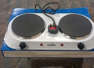 Olelon - Hot Plate Electric Double Cooker (Black/White)