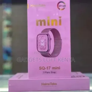 Hainoteko SQ-17 Mini Ladies Smartwatch With 3 Straps