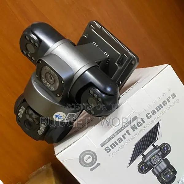 Wireless 4G Triple Lens Solar Security Camera With Full HD 360° View