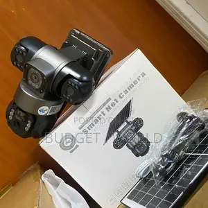 4G Full HD Solar CCTV Camera – Triple Lens Wide-Angle 360° Monitoring