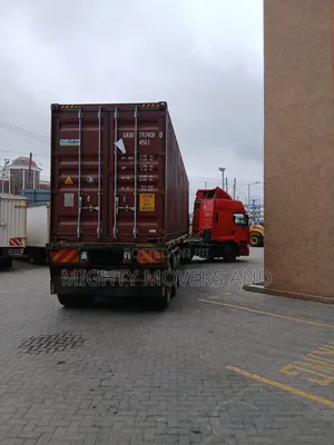 Road Freight- Truck Transport on Hand