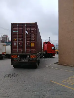 Road Freight- Truck Transport on Hand