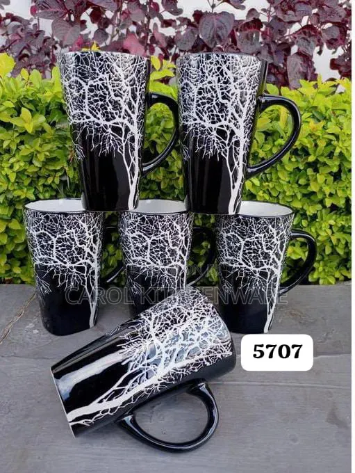 6 PC Ceramic Tree Mug /500 Ml Ceramic Mug