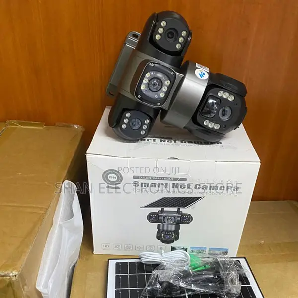 Remote Control Weatherproof Outdoor V380 Pro 12MP Triple Lens Screen