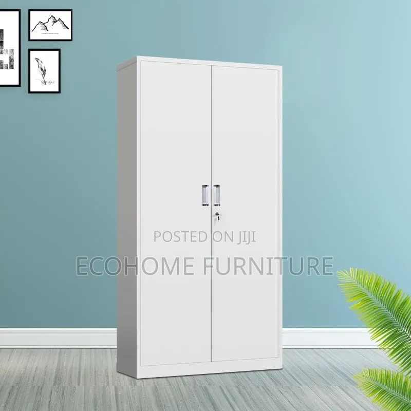 Cabinet: 2 Door Filing Cabinet Lockable With Adjustable