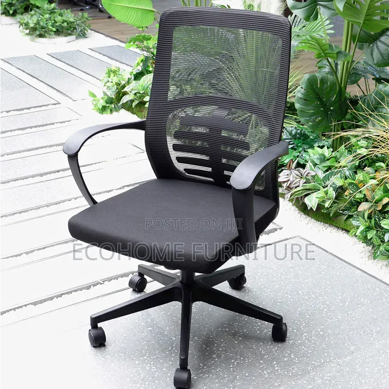 Office Chair: Mid-Back Ergonomic Chair