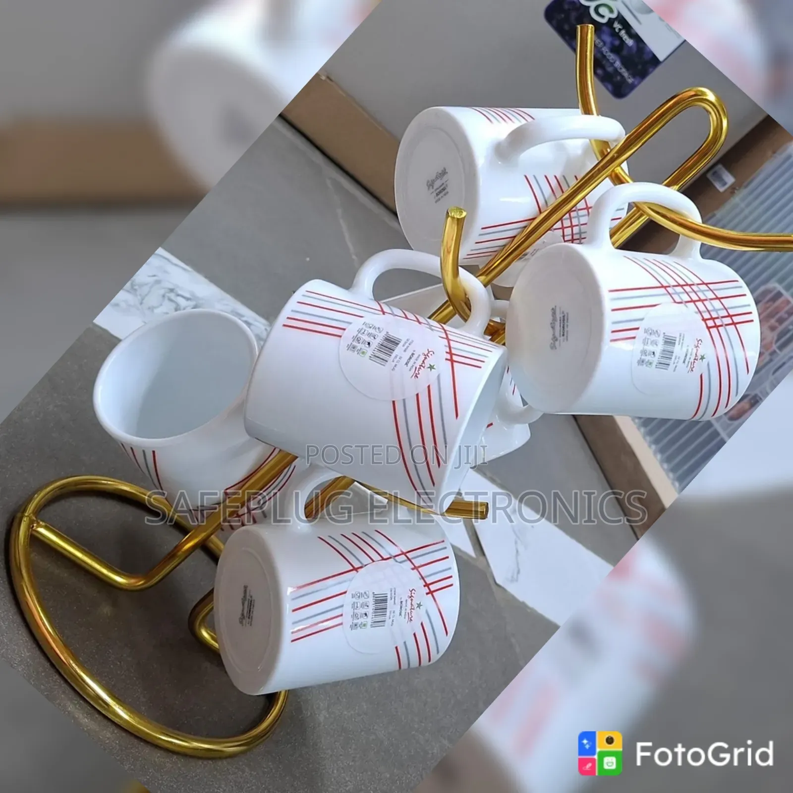 Signature 6pcs Mugs Set – Elegant Tea Coffee Cups for Home