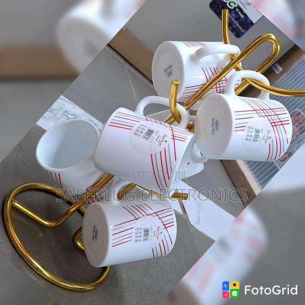 Signature 6pcs Mugs Set – Elegant Tea Coffee Cups for Home