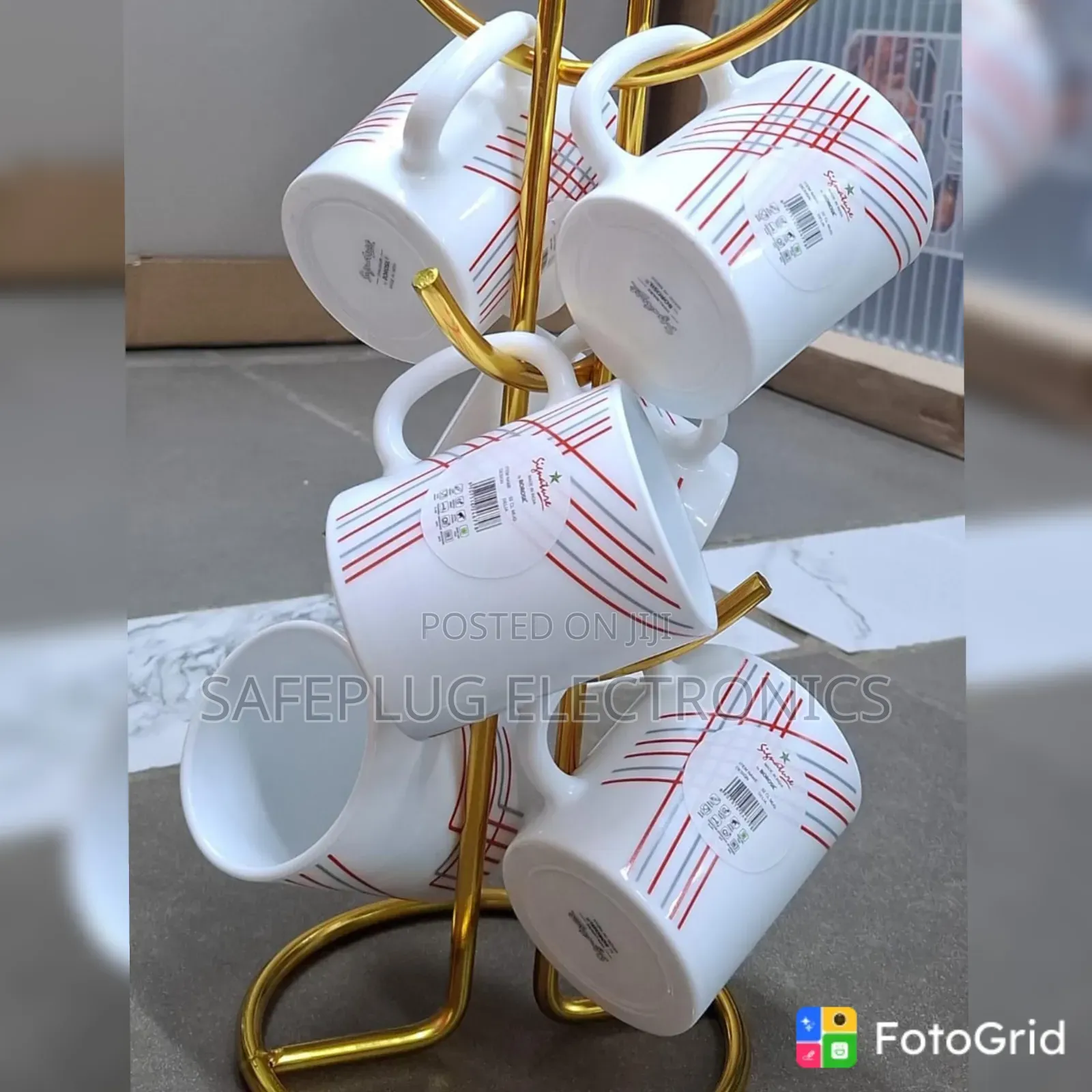 Signature 6pcs Mugs Set – Elegant Tea Coffee Cups for Home