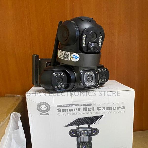 4g Triple Lens Solar CCTV Cam 360 Degrees 6mp Hd Cam Waterproof - main view