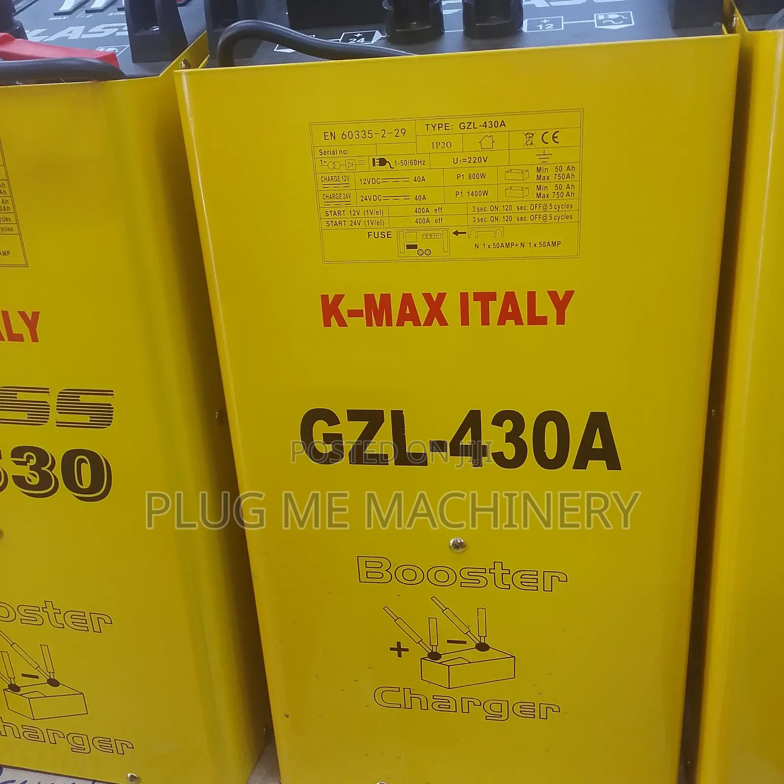 Long Time Warrant 430ah K-Max Italy Battery Charger at Affordable Price