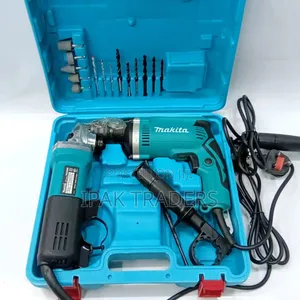 Electric Drill Angle Grinder Combo Set