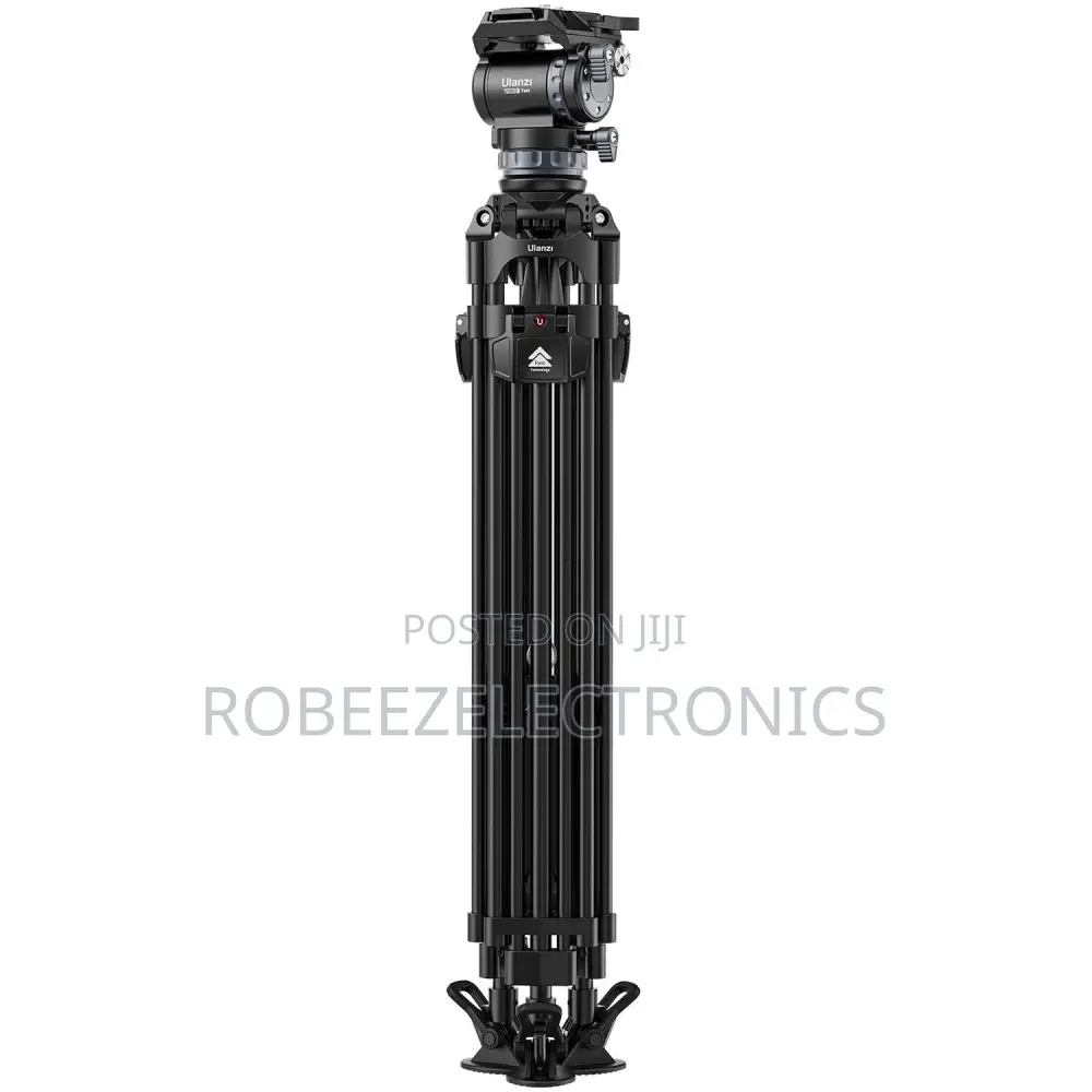 Ulanzi T048 VideoFast Heavy-Duty Tripod With Fluid Head (Aluminum)