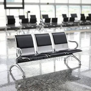 Office Chair; 3 Seat Waiting Chair