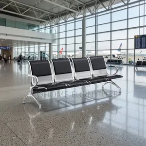 Office Chair; 3 Seat Waiting Chair