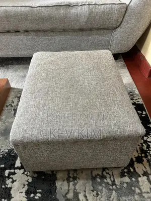 Elegant Modern Grey 5-Seater Sofa Set (3+2) + FREE Ottoman Cushions!