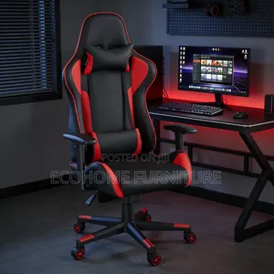 Office Chair; Red Black Gaming Chair