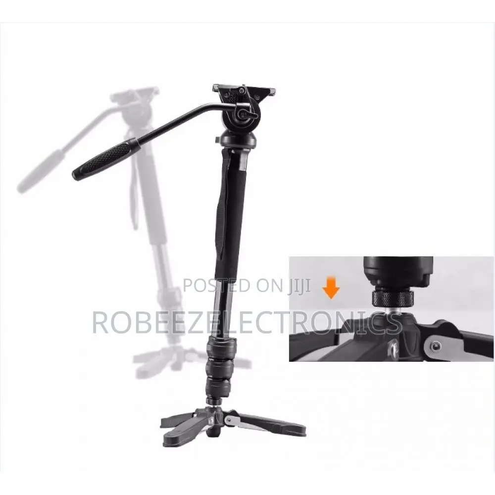 Weifeng WF-3978M Aluminum Alloy Camera Monopod With 2-Way Pan Head