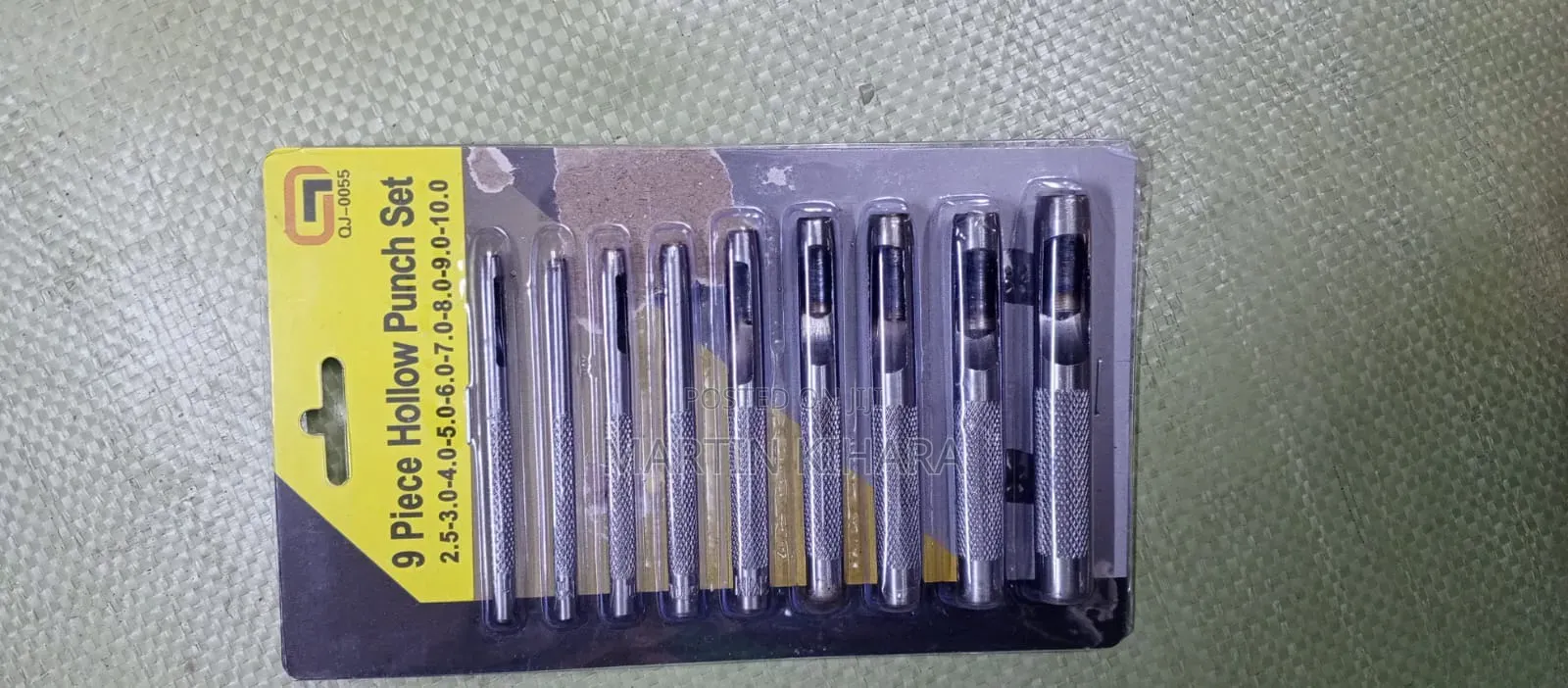 9 Piece Hollow Leather Punch Set