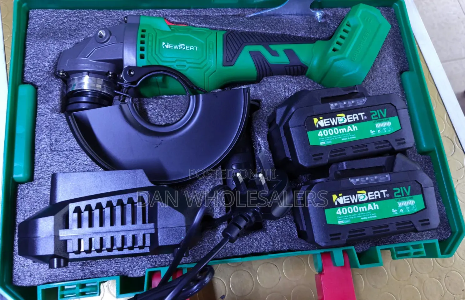 Newbeat Cordless Brushless 4.5 Inches Angle Grinder