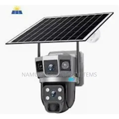 Dual Lens Solar Powered Camera