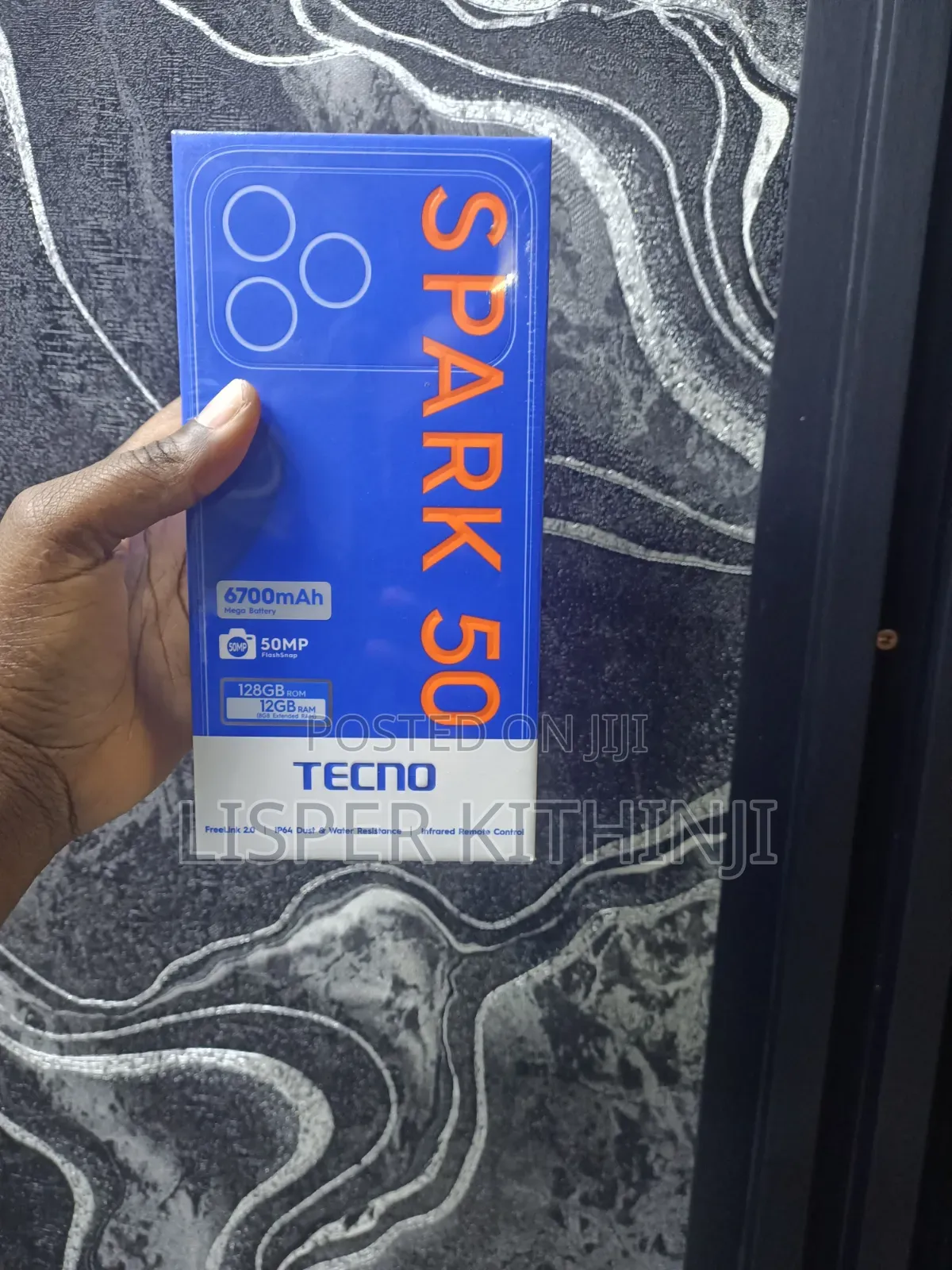 New Tecno Spark 50 128 GB Gray