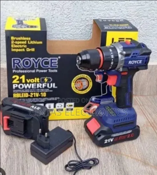 Royce 21V Cordless Brushless Impact Drill