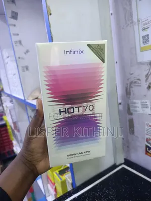 New Infinix Hot 70 128 GB Black